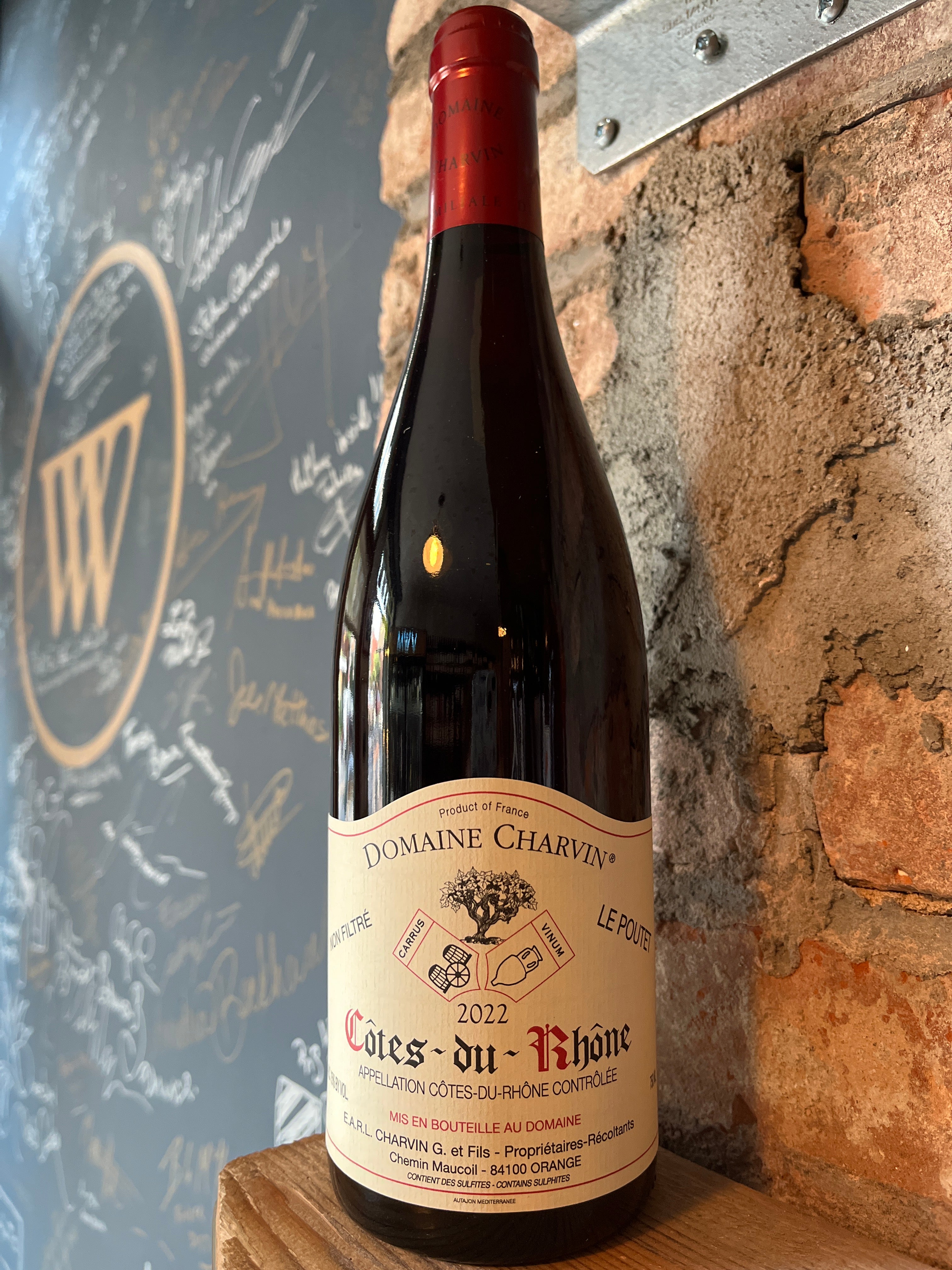 Domaine Charvin 'Le Poutet' Cotes du Rhone 2022 – Vanderbilt Ave
