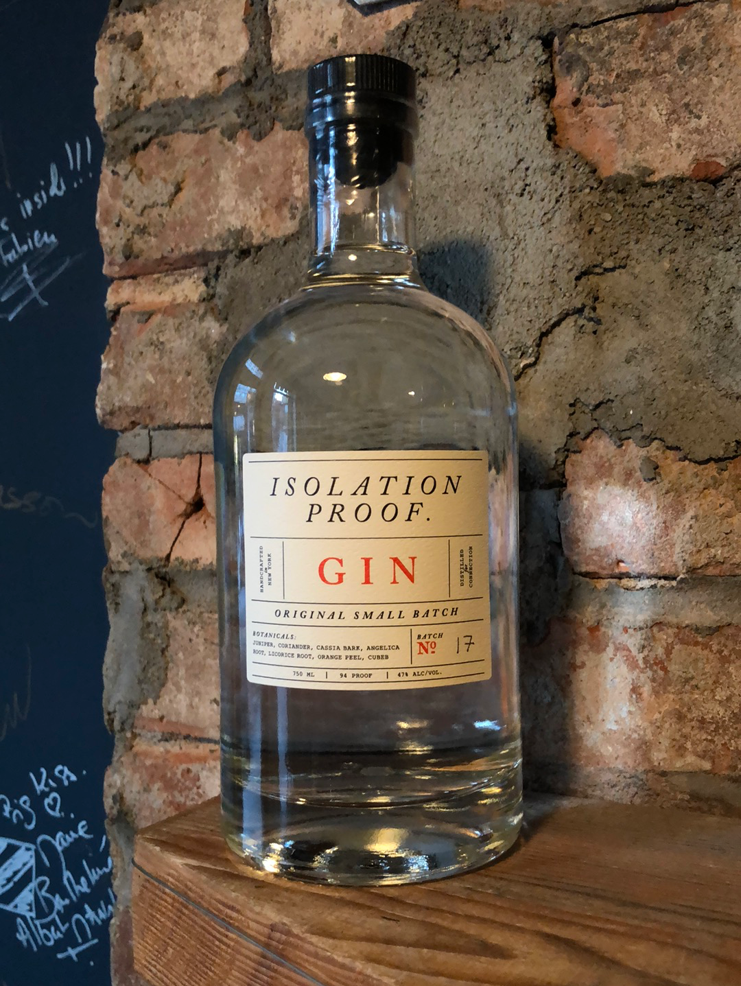 Isolation Proof Gin 750ml [NY STATE ONLY]