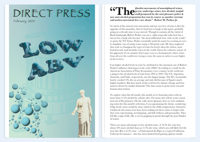 DIRECT PRESS February 2024 • Low Alcohol Wines