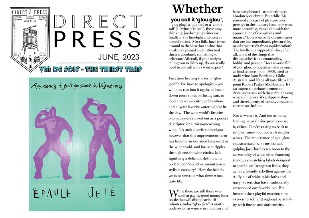 DIRECT PRESS June 2023 • Vin de Soif - The Thirst Trap