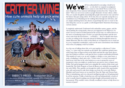 CRITTER WINES: How cute animals help us pick wines