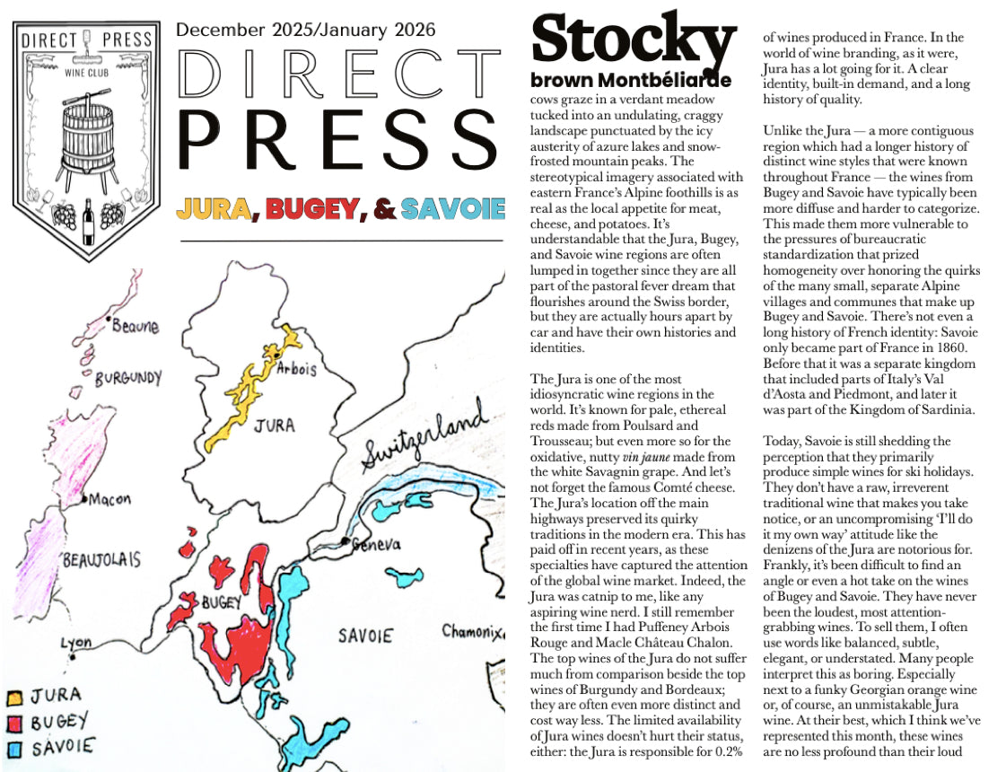 DIRECT PRESS DECEMBER 2025/JANUARY 2026: JURA, BUGEY, SAVOIE