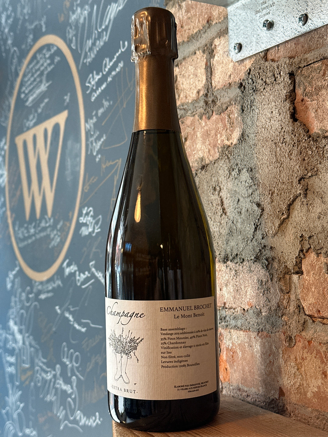 Emmanuel Brochet Le Mont Benoit Extra Brut Champagne NV (2019)