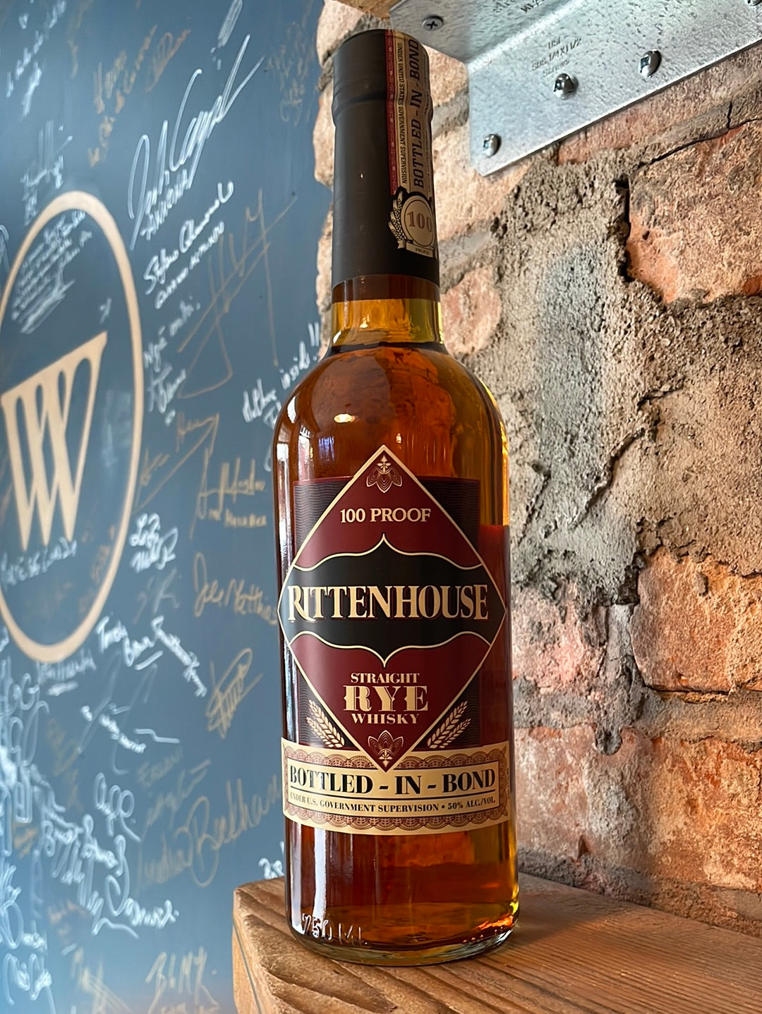 Rittenhouse Rye Whiskey Bottled In Bond [750ml]