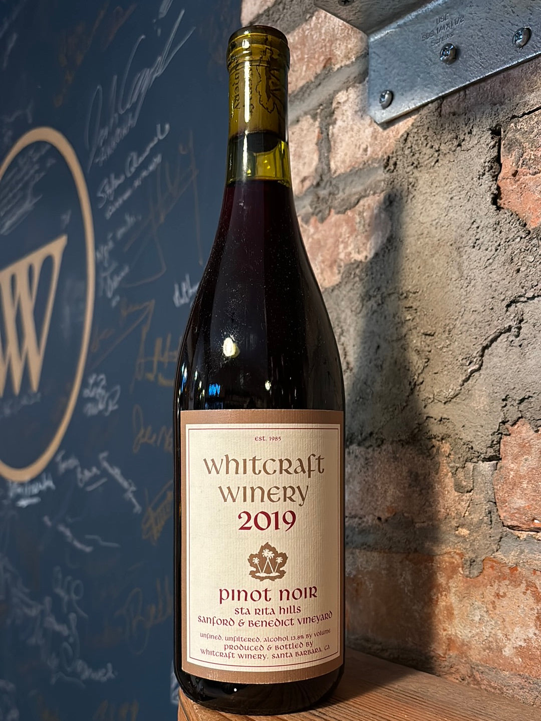 Whitcraft Winery Sanford & Benedict Vineyard Pinot Noir Santa Rita Hills 2019