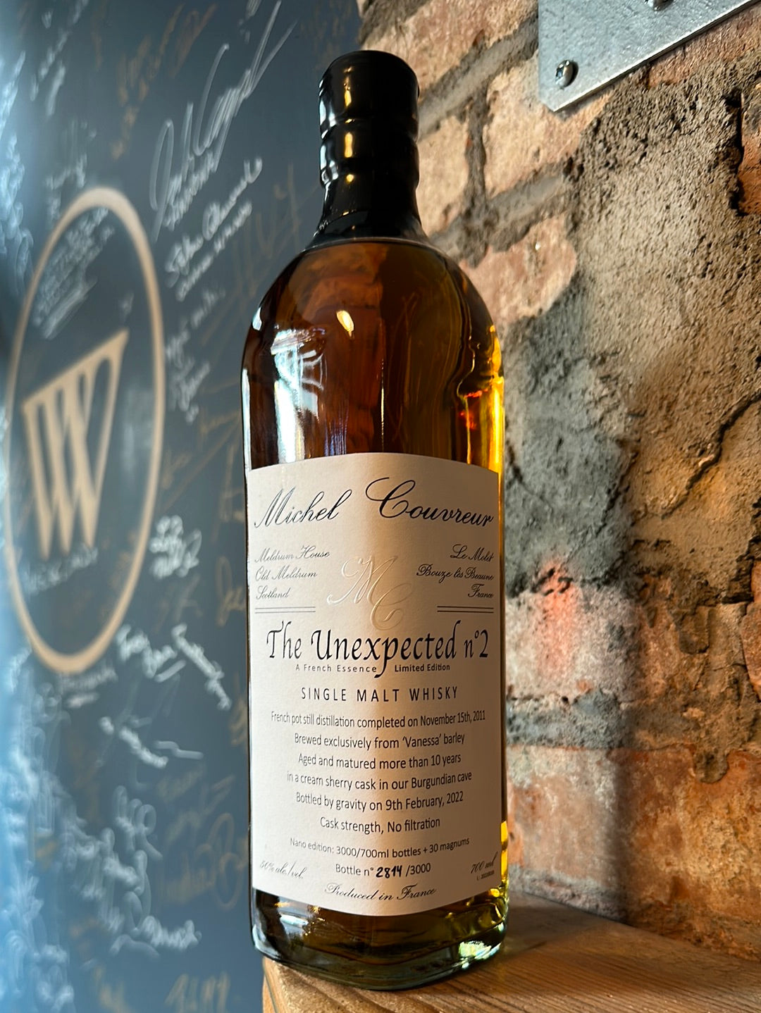 Michel Couvreur 'The Unexpected' No. 2 Single Malt Whisky [NY STATE ONLY]