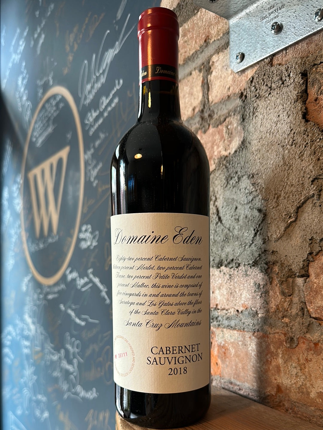 Domaine Eden Cabernet Sauvignon Santa Cruz Mountains 2018