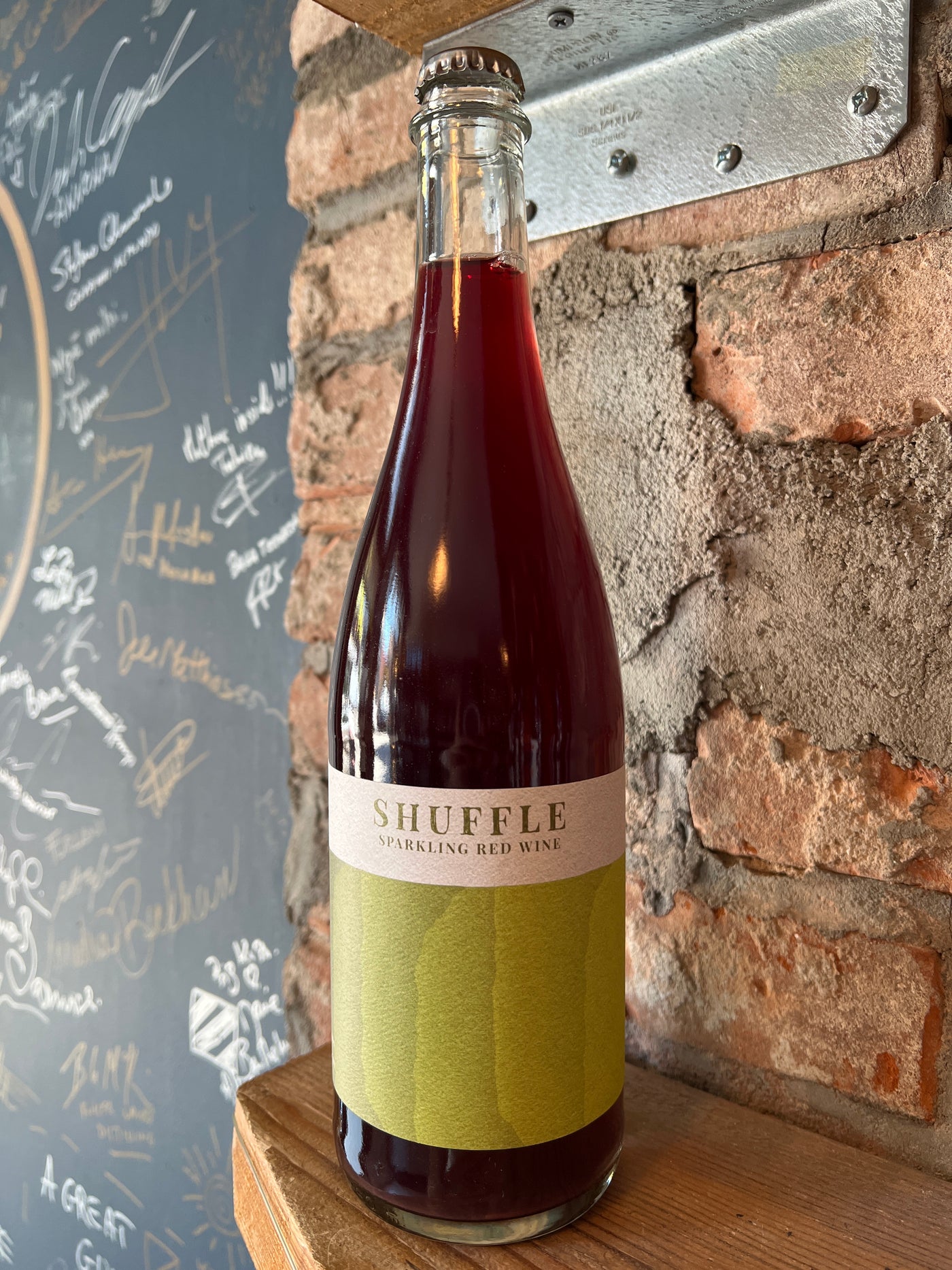 Pleb Urban Winery "Shuffle" Sparkling North Carolina Red