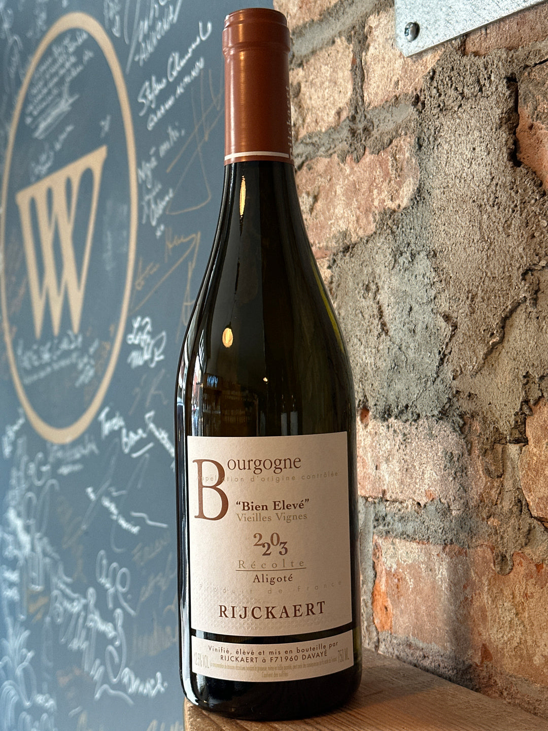 Rijckaert Bourgogne 'Bien Elevé' Aligote Vieilles Vignes 2024
