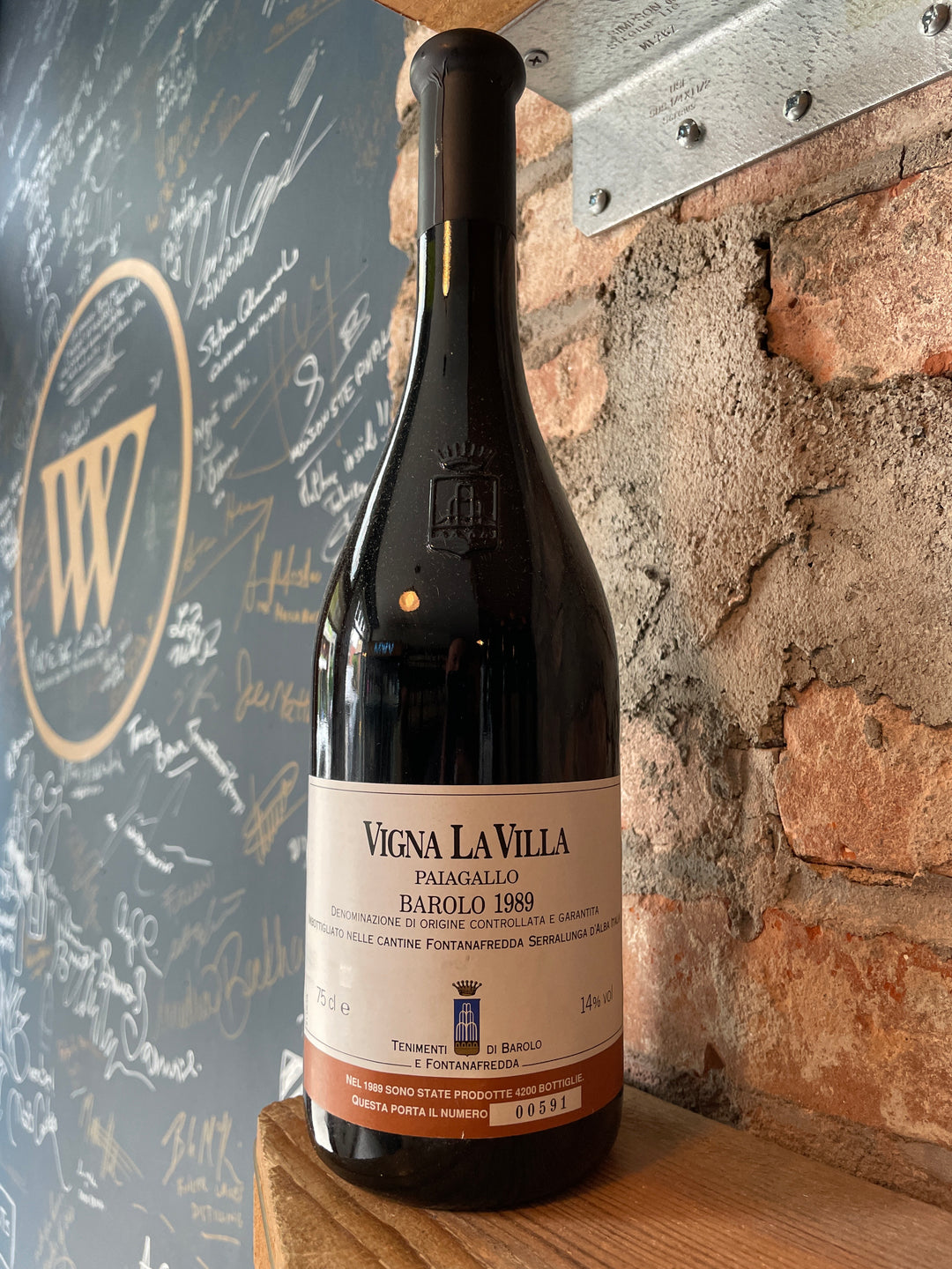 Fontanafredda "Paiagallo Vigna La Villa" Barolo 1989
