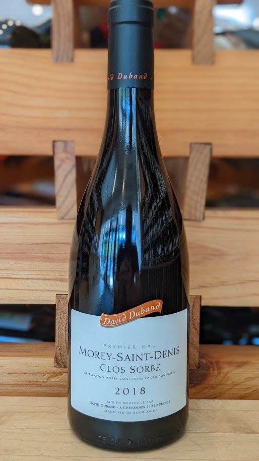 Domaine David Duband 'Clos Sorbe' Morey-St-Denis 1er Cru 2018