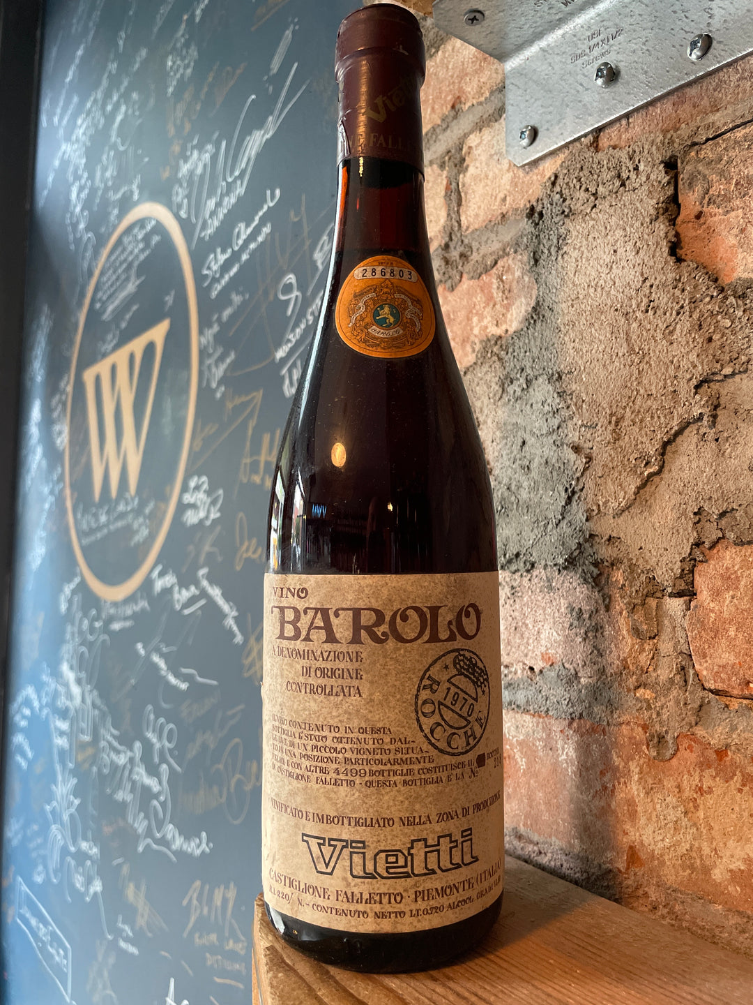 Vietti "Rocche" Barolo 1970