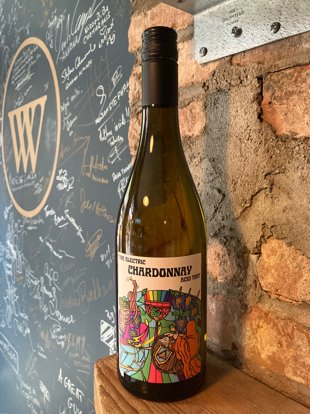 Brand "Electric Chardonnay Acid Test" 2025
