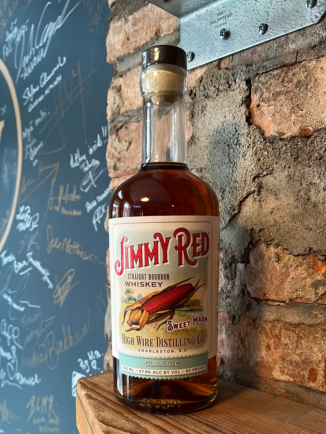 High Wire 'Jimmy Red Corn' Straight Bourbon Whiskey 750ml
