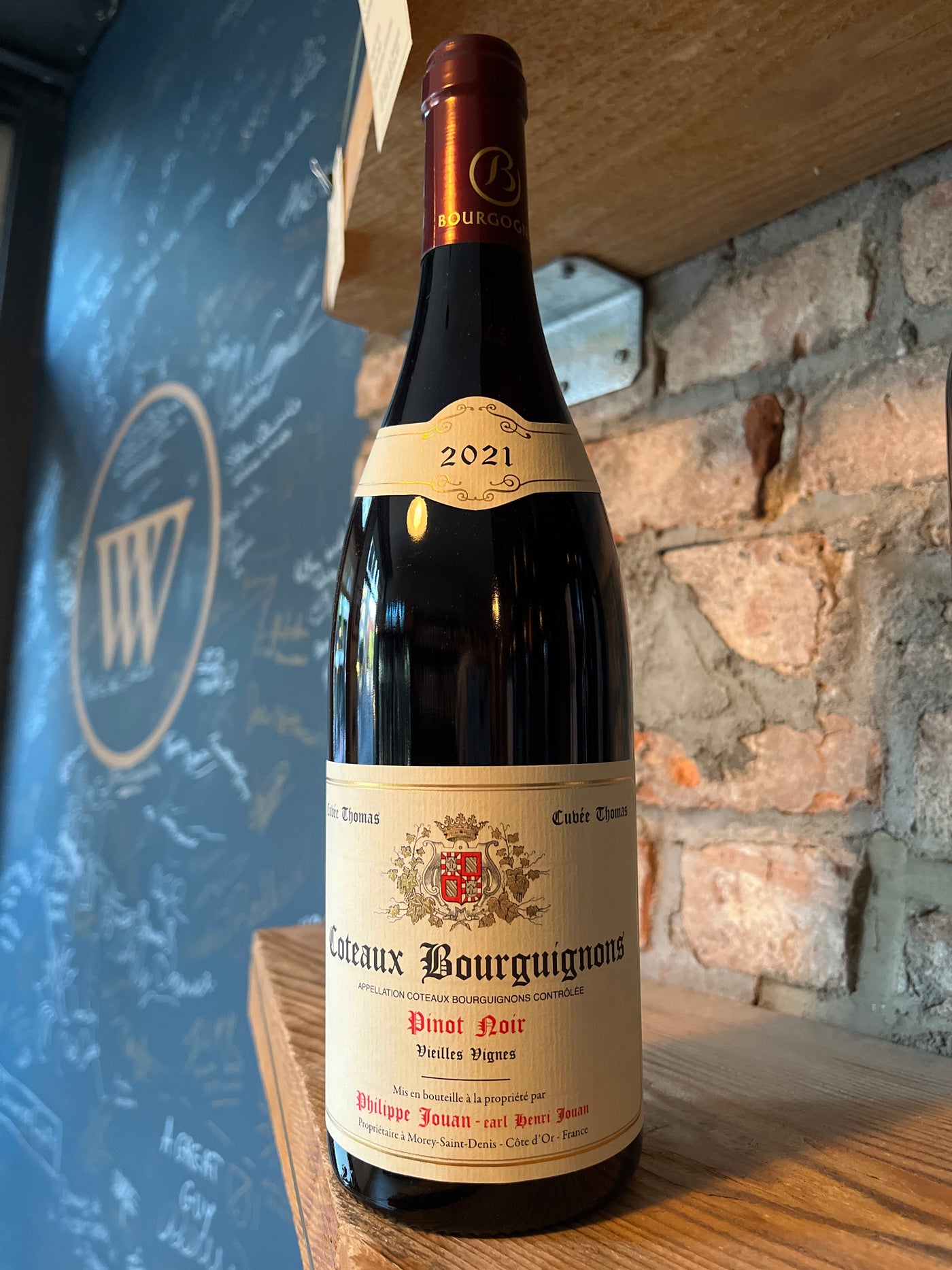 Philippe Jouan Coteaux Bourguignons 2021 [1 bottle per customer]