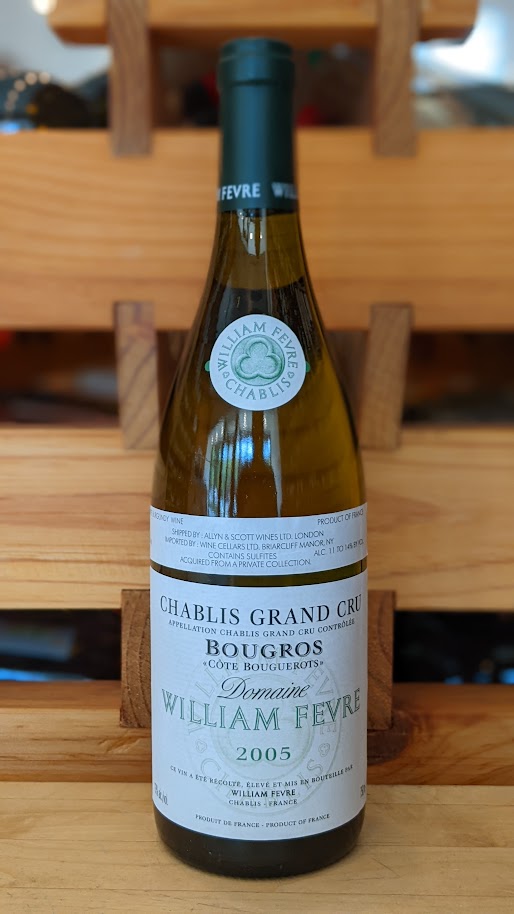 Domaine William Fevre 'Bougros- Cote Bougerots' Chablis Grand Cru 2005