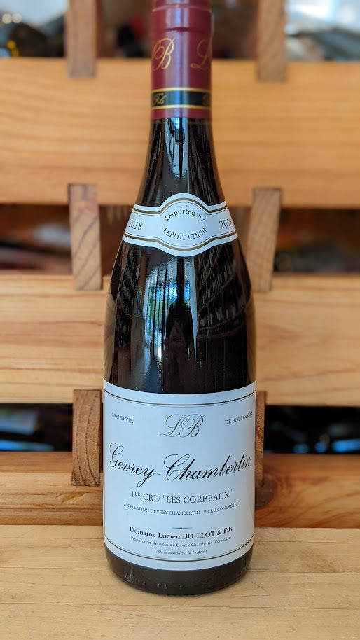 Lucien Boillot 'Les Corbeaux' Gevrey-Chambertin 1er Cru 2018