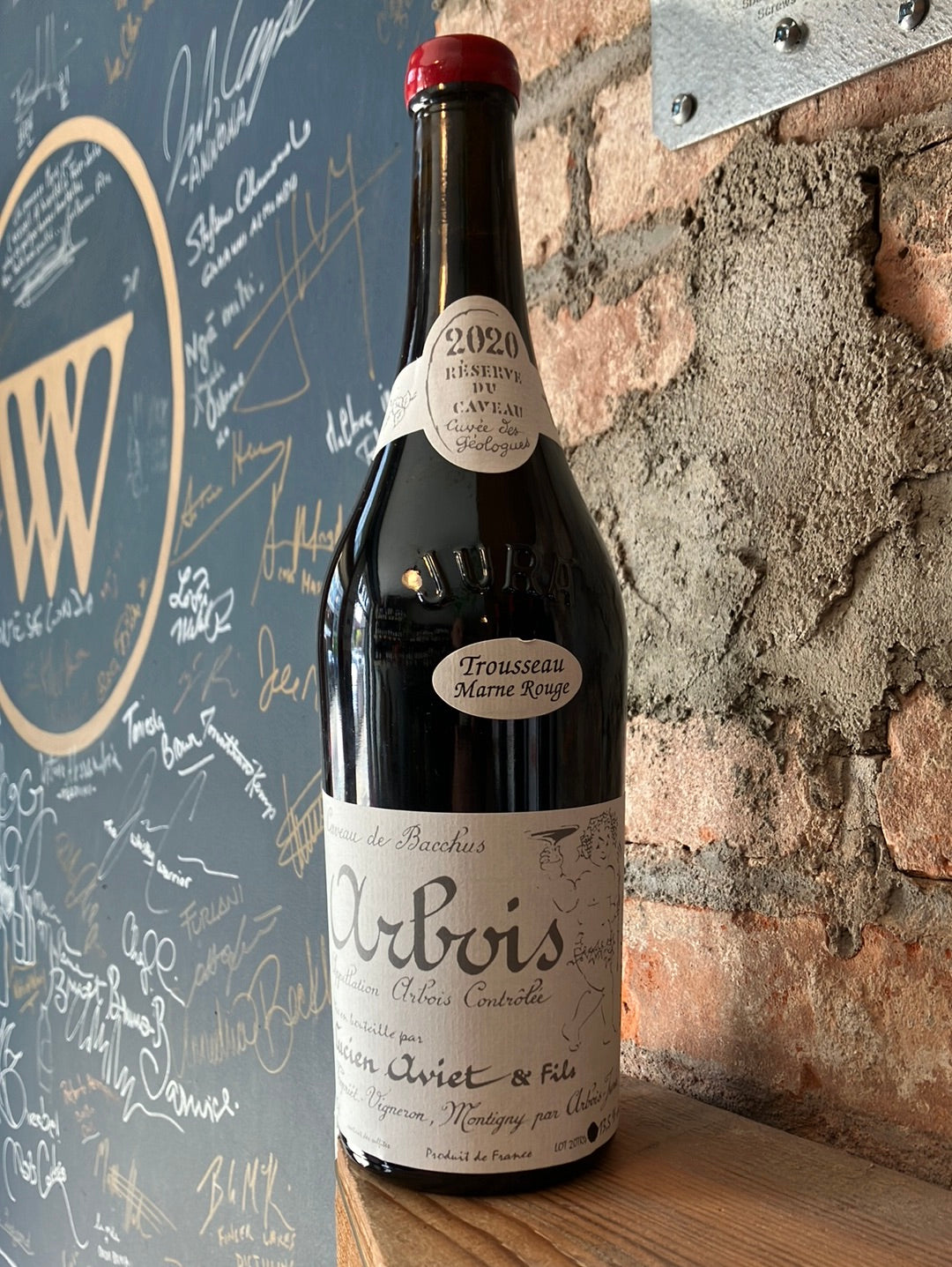 Le Caveau de Bacchus Trousseau Marne Rouge 2020