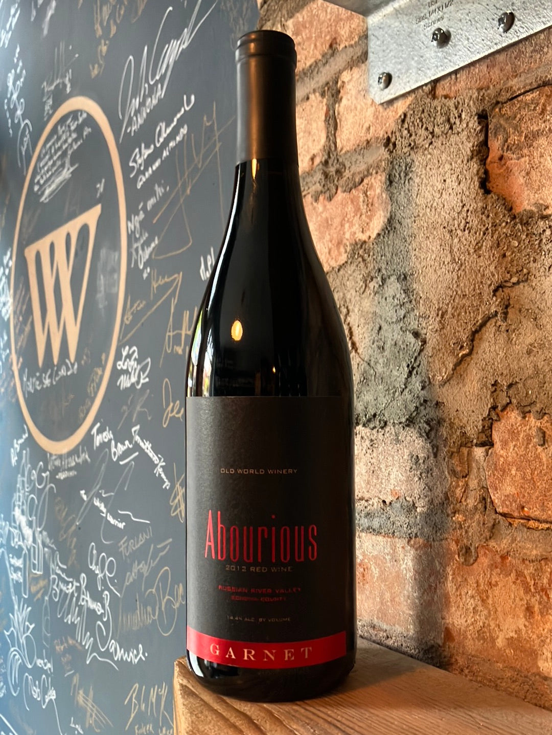 Old World Winery 'Abourious Garnet' Russian River 2012