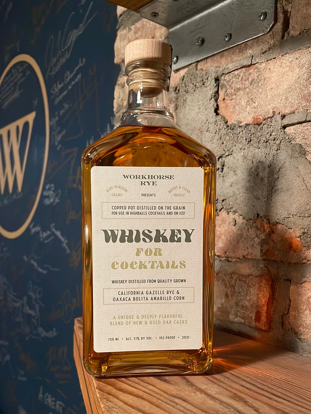 Workhorse 'Whiskey For Cocktails' 750ml [NY STATE ONLY]