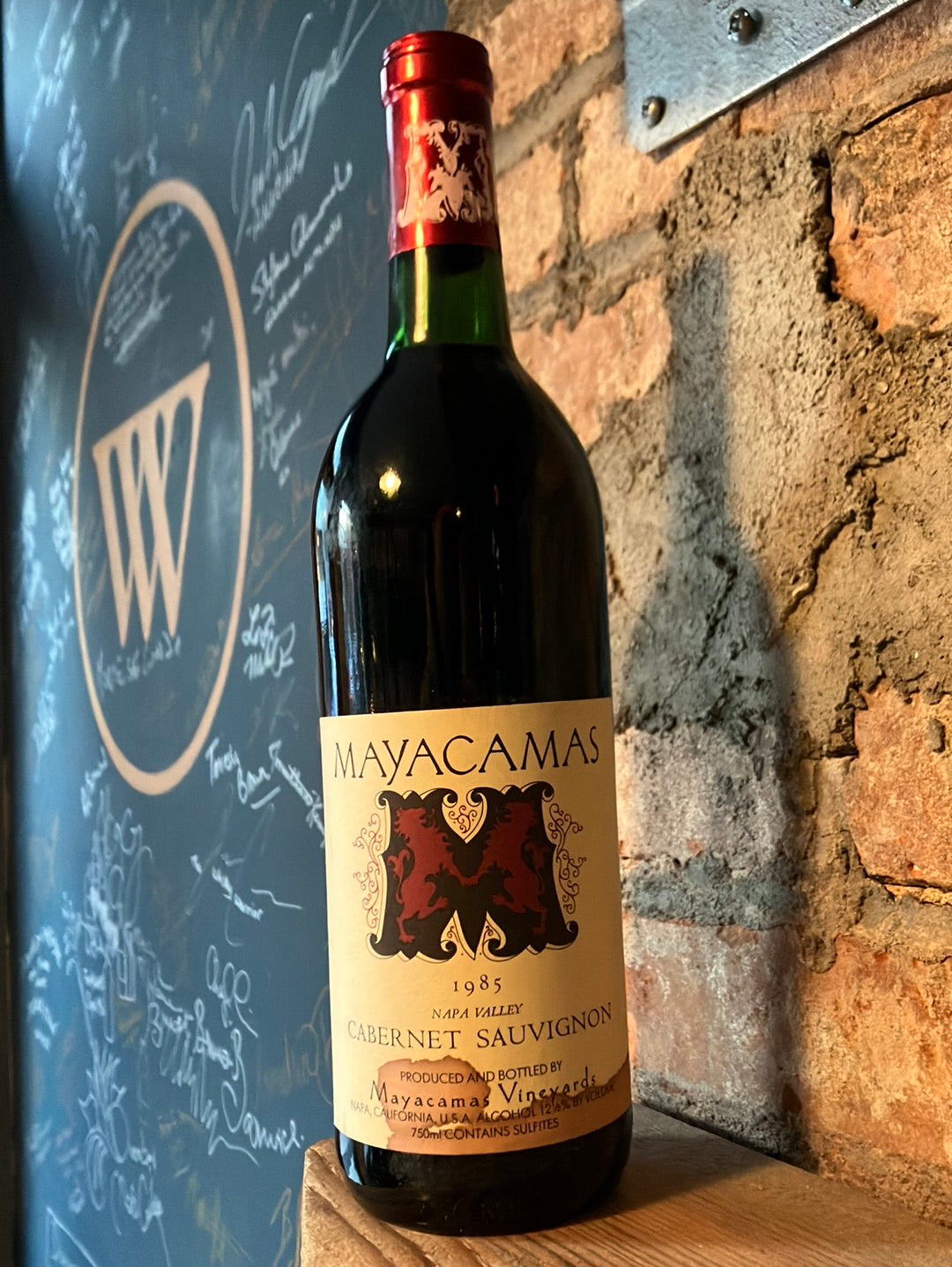 Mayacamas Vineyards Cabernet Sauvignon 1985