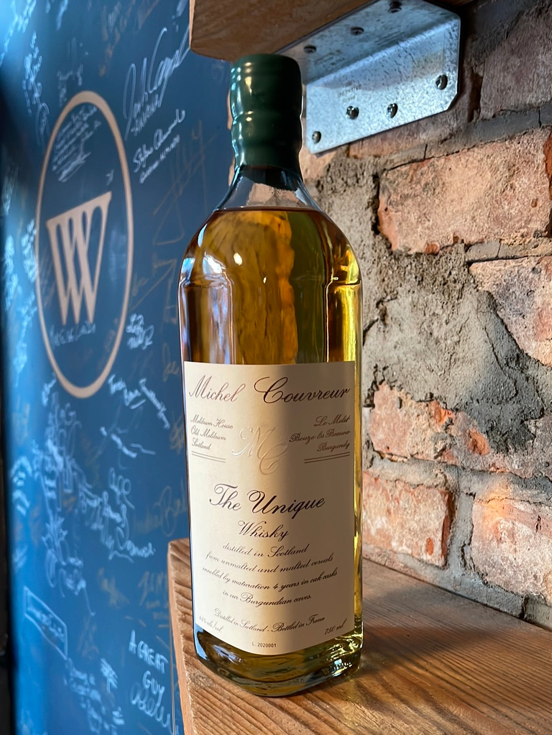 Michel Couvreur "The Unique Whisky" [NY STATE ONLY]