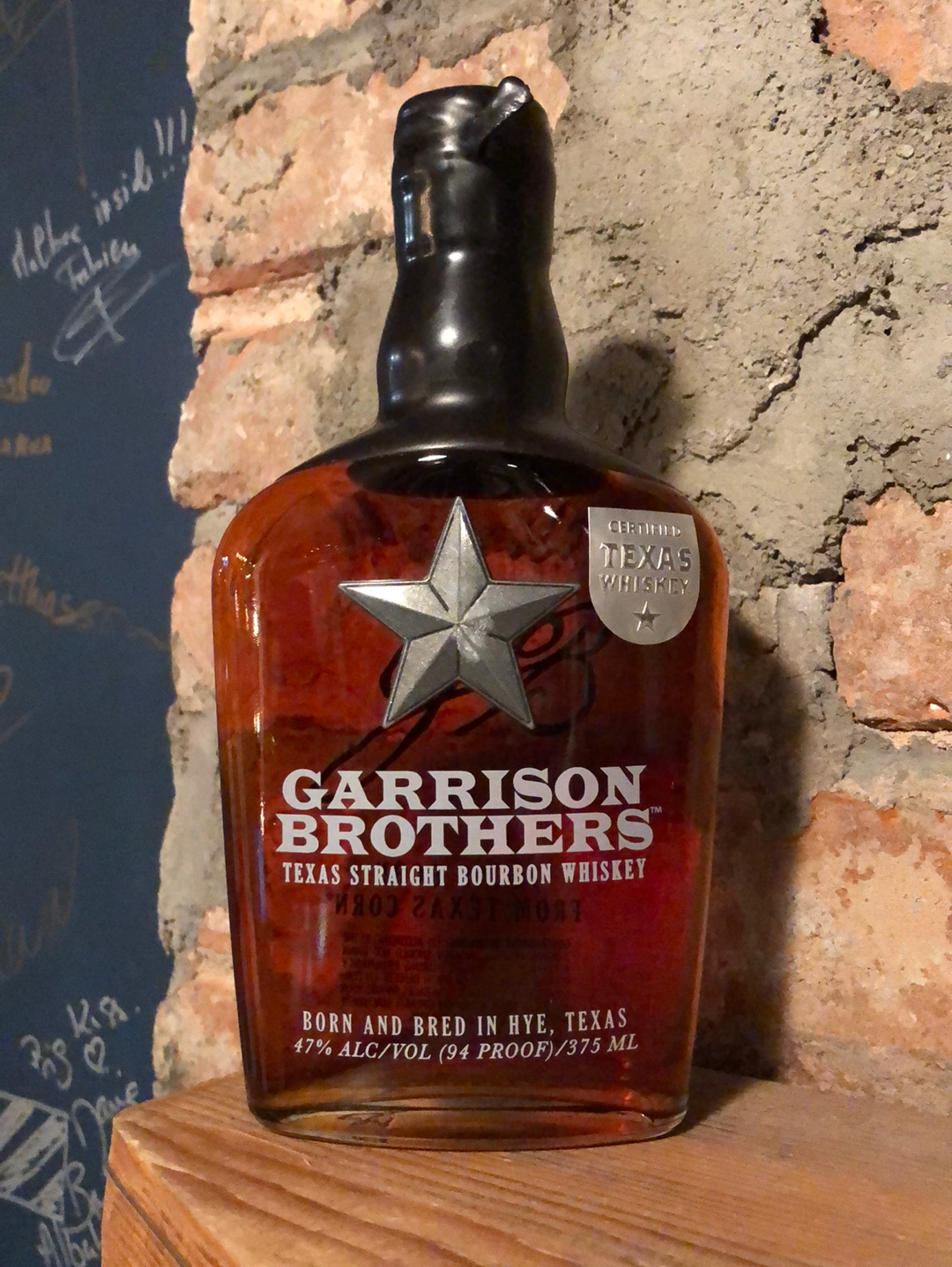 Garrison Brothers Texas Straight Bourbon Whiskey Boot Flask 375ml [NY STATE ONLY]