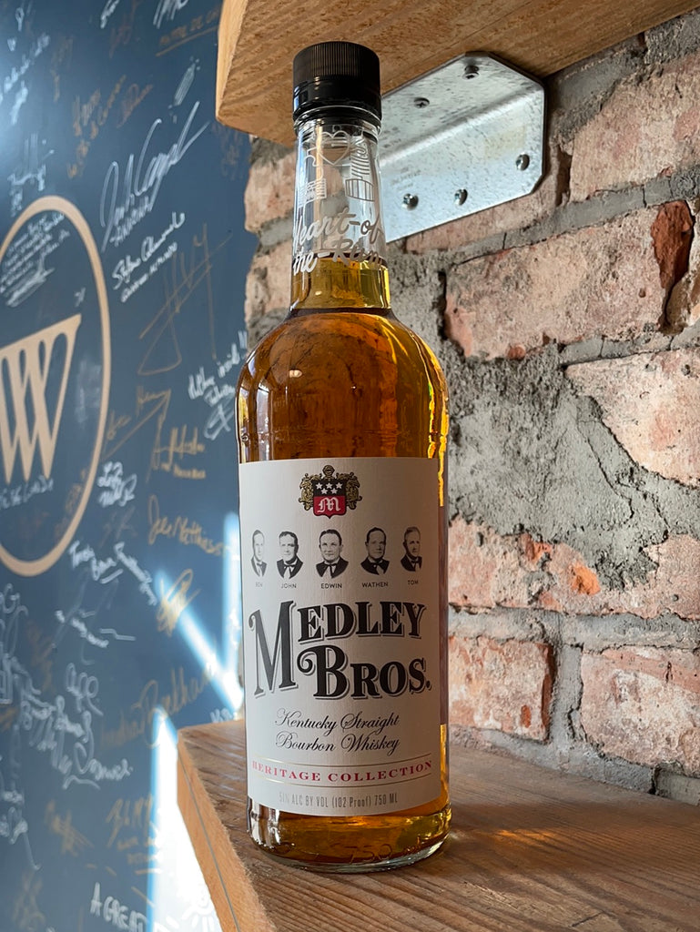 Medley Brothers Kentucky Straight Bourbon Whiskey 102 proof