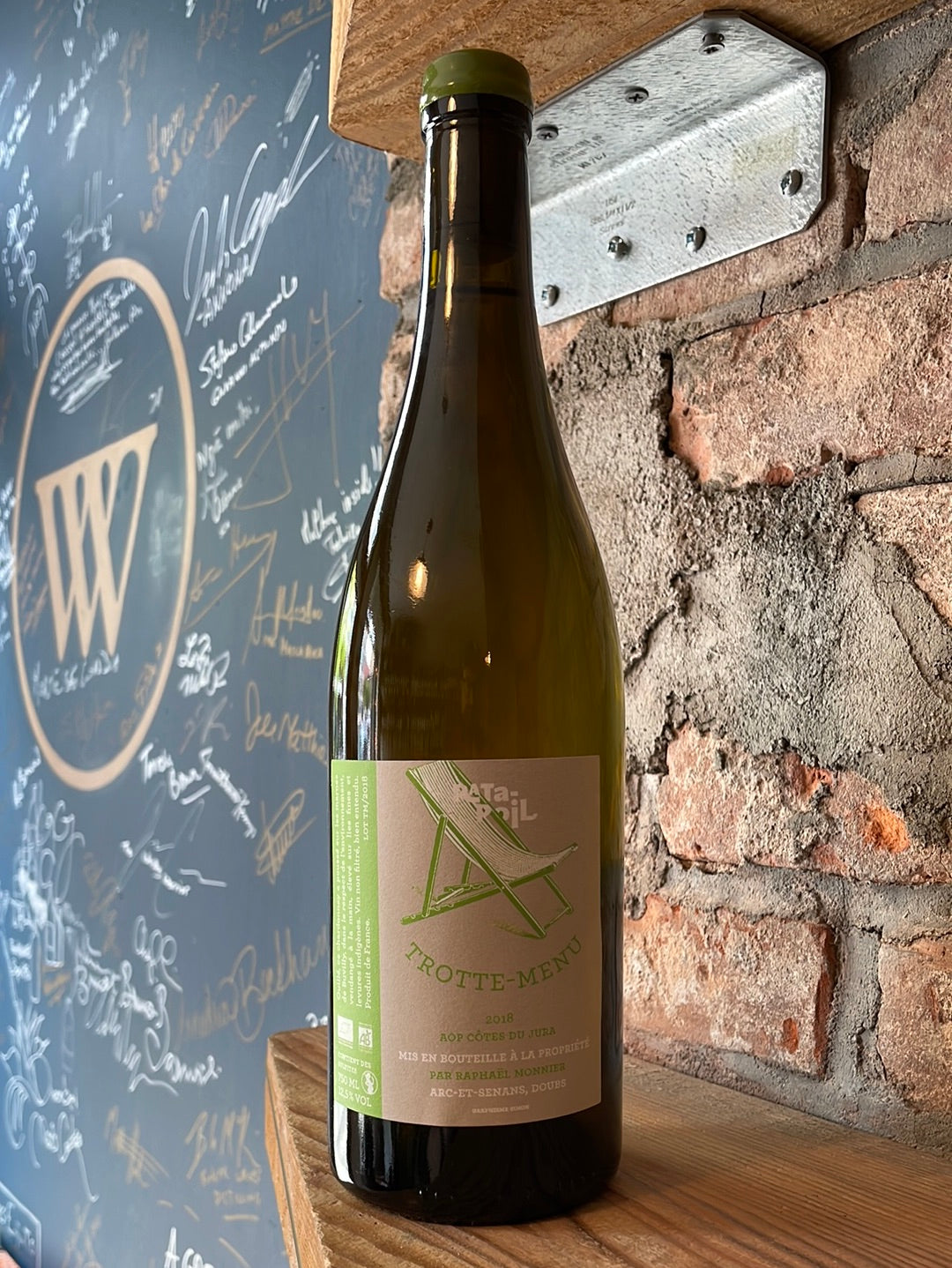 Domaine Ratapoil "Trotte Menu" Cotes du Jura Chardonnay/Savagnin 2018